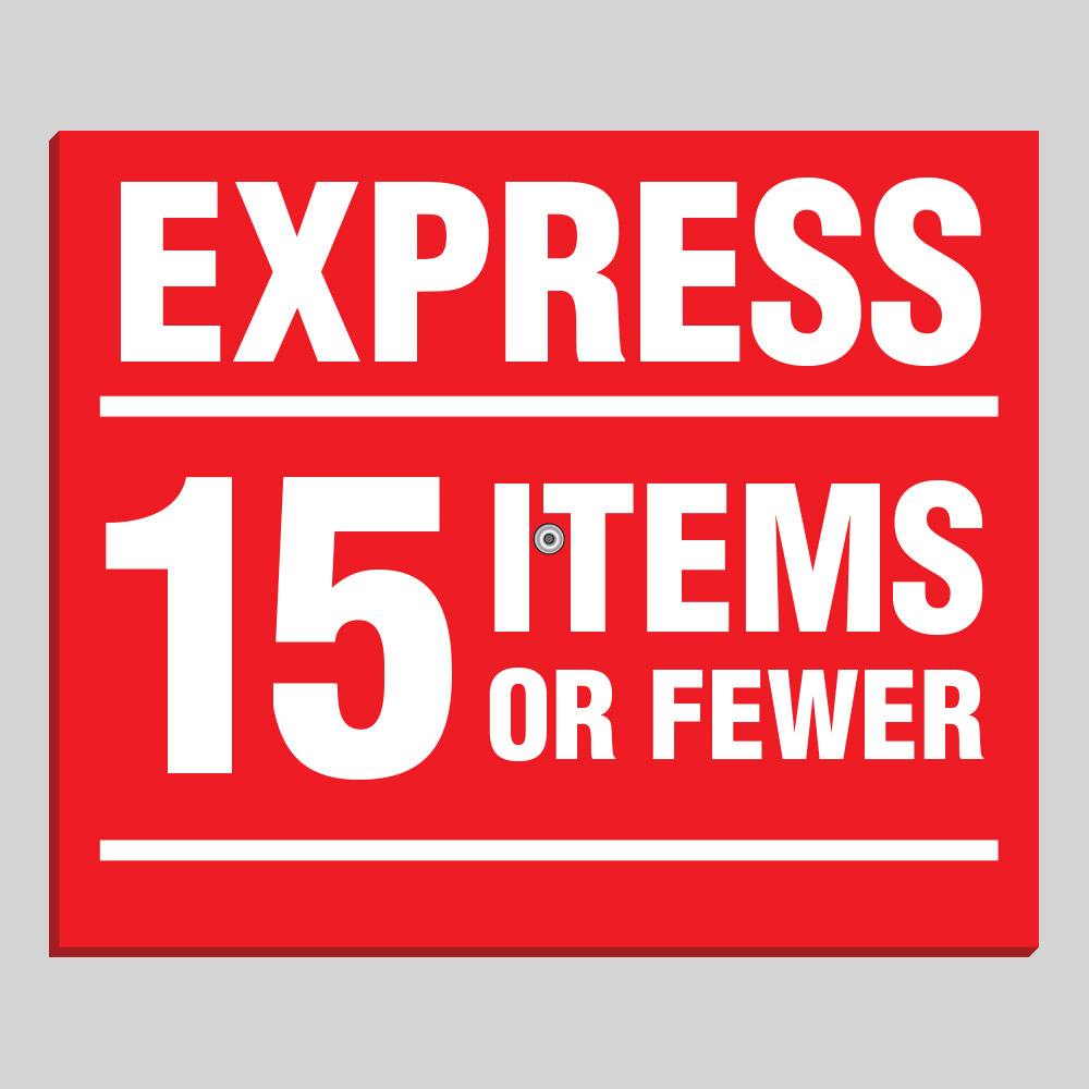 Removable Express Sign EXS008