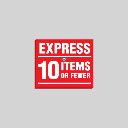 Removable Express Sign EXS009