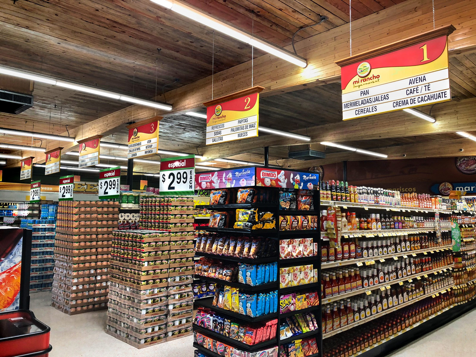 Mi Rancho Supermarket Photo - Front of Aisles