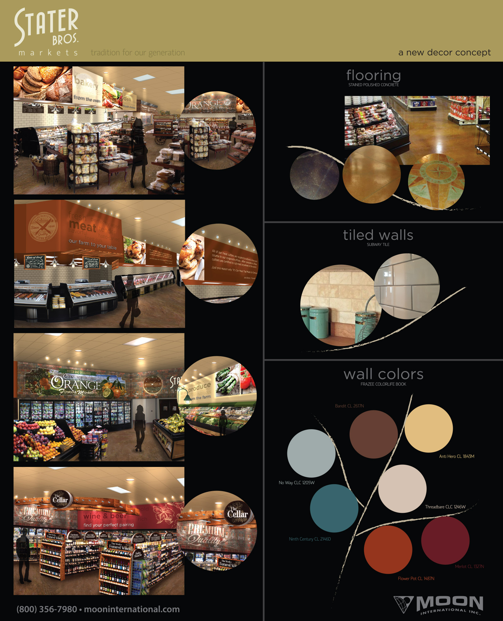 Stater Bros. Markets - Color and Texture Mood Board